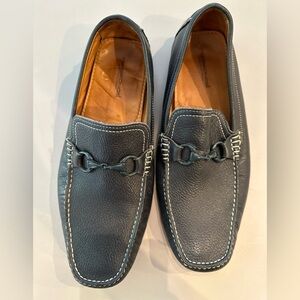 Mikekonos Handcrafted Navy Loafers Size 12